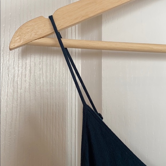 Aritzia Minimalist Teal Mini Dress ECU - Picture 4 of 7